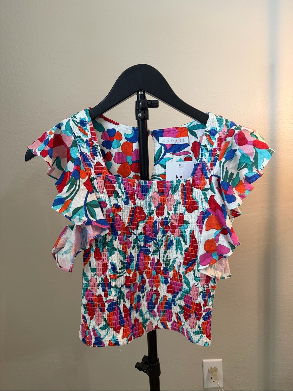 Karlie Smocked Top